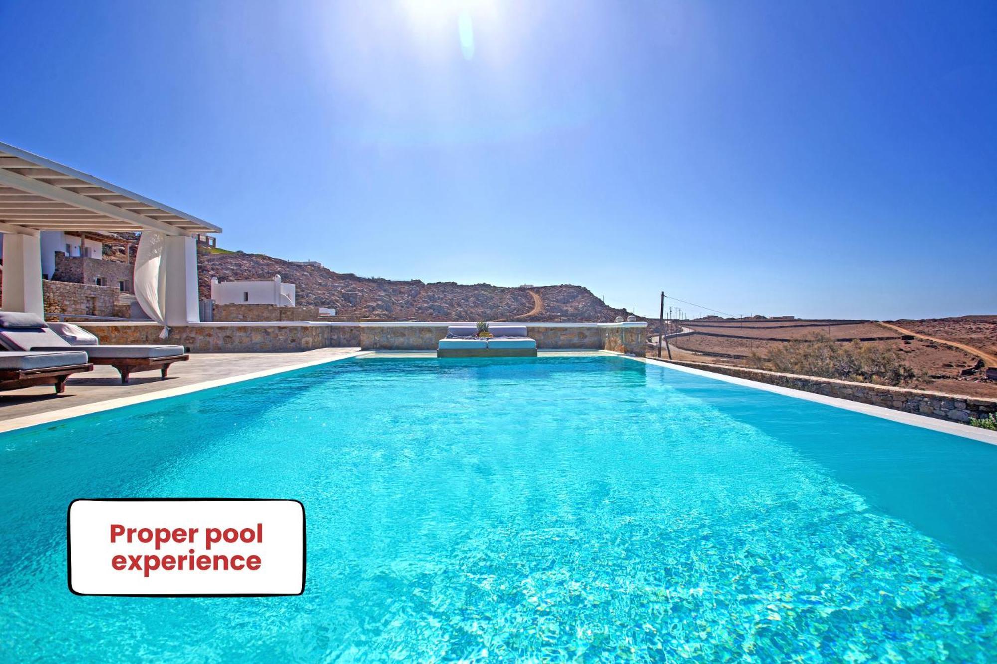 Villa Panamera Mykonos, Private Heaven, Supreme View! Fanari  Exterior foto