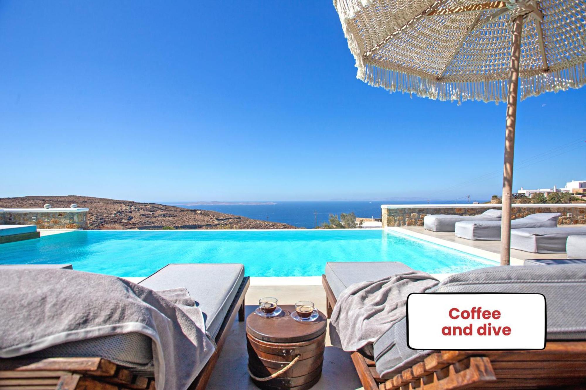 Villa Panamera Mykonos, Private Heaven, Supreme View! Fanari  Exterior foto