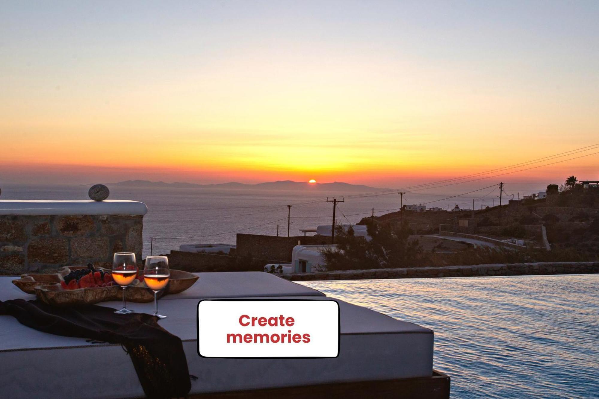 Villa Panamera Mykonos, Private Heaven, Supreme View! Fanari  Exterior foto