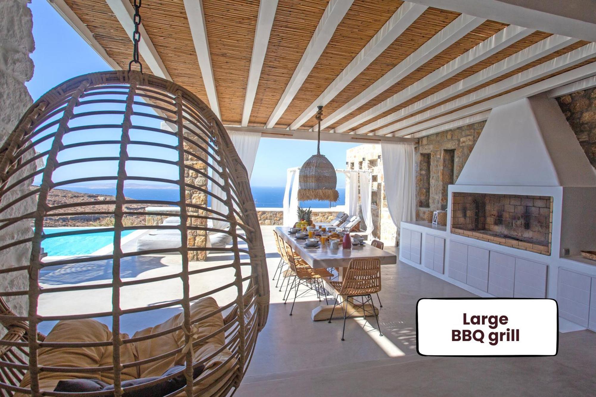 Villa Panamera Mykonos, Private Heaven, Supreme View! Fanari  Exterior foto