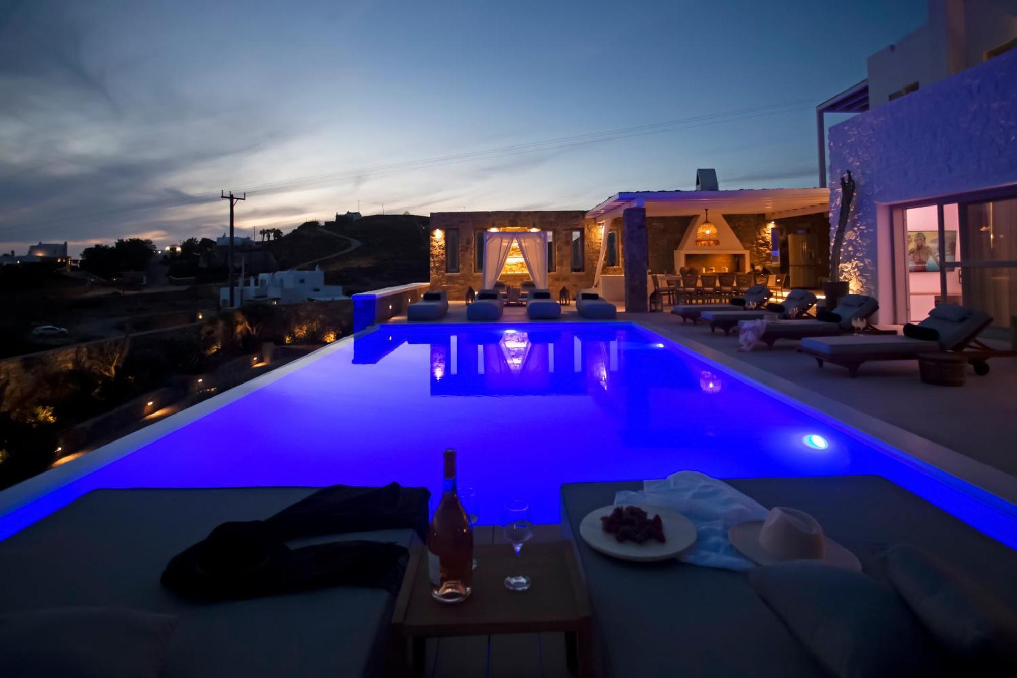 Villa Panamera Mykonos, Private Heaven, Supreme View! Fanari  Exterior foto